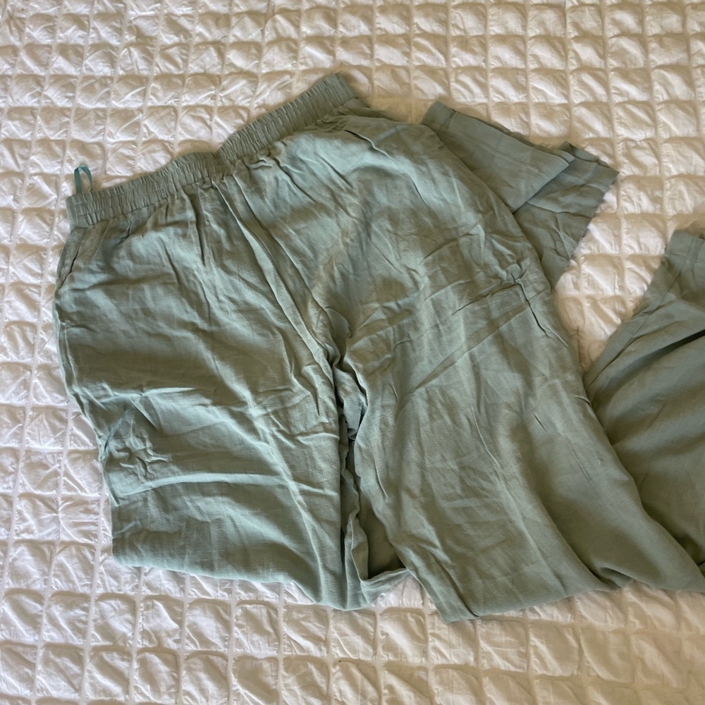 JLUXLABEL Sage Thea Linen Wide Leg Pants - Picture 16 of 16